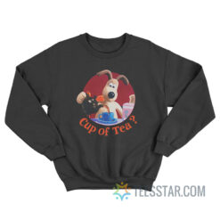 Vintage Wallace And Gromit Cup Of Tea 1989 Sweatshirt