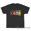 Angry Bird Black Red Blue Yellow T-Shirt