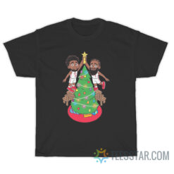 Joel Embiid And James Harden Christmas Tree T-Shirt