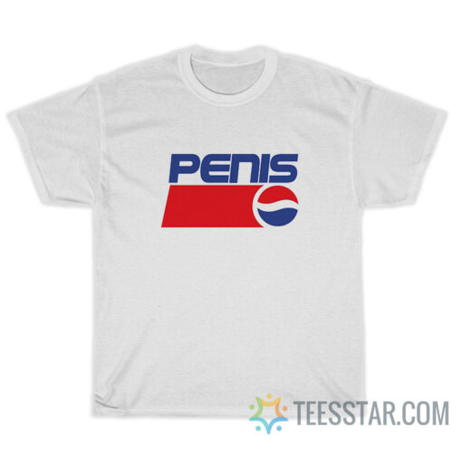 Penis Pepsi Logo Parody T-Shirt