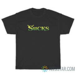 Shrek Sucks Logo Parody T-Shirt