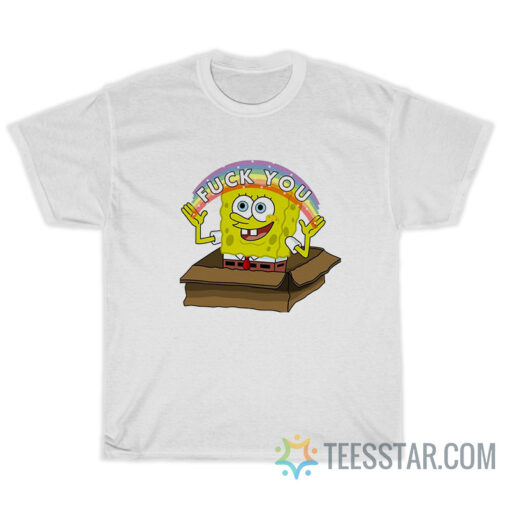 Spongebob Rainbow Fuck You T-Shirt