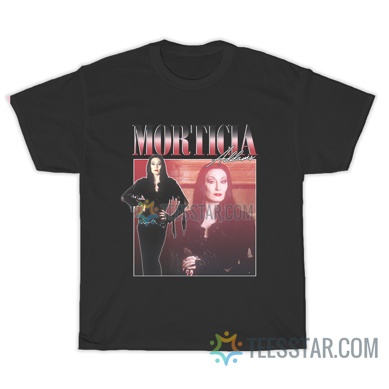 Vintage Anjelica Huston Morticia Addams T-shirt - Teesstar.com