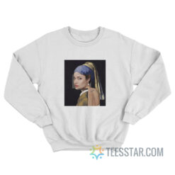 Angelina Jolie Johannes Vermeer Paintings Sweatshirt