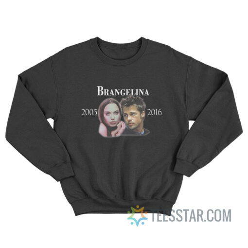 Brad Pitt And Angelina Jolie Brangelina 2005 2016 Sweatshirt