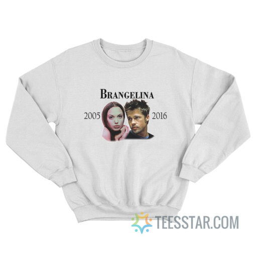 Brad Pitt And Angelina Jolie Brangelina 2005 2016 Sweatshirt