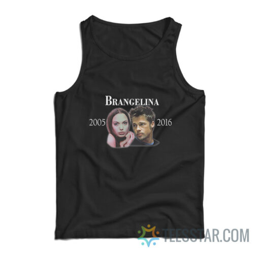 Brad Pitt And Angelina Jolie Brangelina 2005 2016 Tank Top