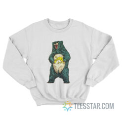 Green Care Bears In Real Life Sweatshirt