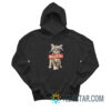 Hug Life Cat Tupac Shakur Parody Hoodie