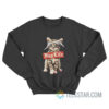 Hug Life Cat Tupac Shakur Parody Sweatshirt