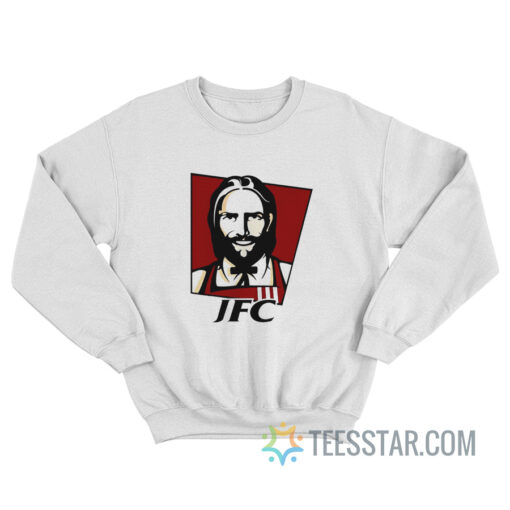 JFC Jesus Fried Chicken KFC Parody Sweatshirt