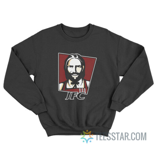 JFC Jesus Fried Chicken KFC Parody Sweatshirt