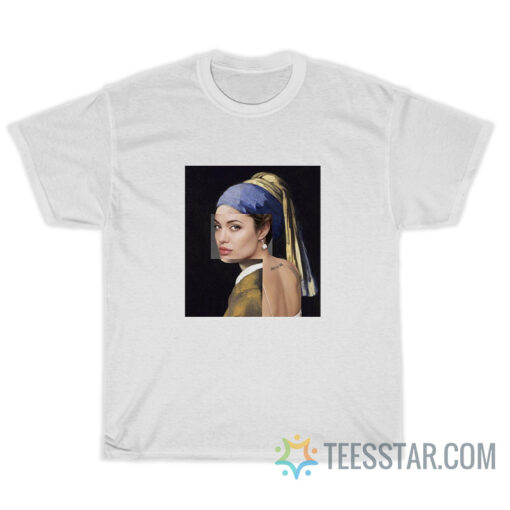 Angelina Jolie Johannes Vermeer Paintings T-Shirt