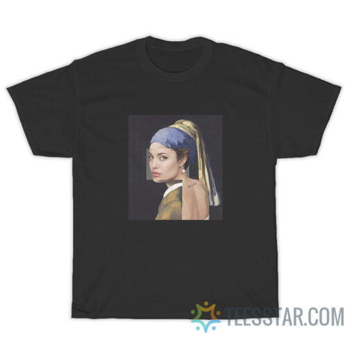 Angelina Jolie Johannes Vermeer Paintings T-Shirt