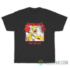 Metallica Homer Simpson Kill 'Em All T-Shirt