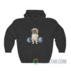 Pug Weightlifting Funny Deadlift Fitness Gym Workout Hoodie