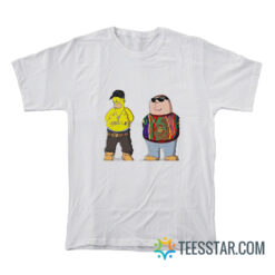 Tupac Simpson And Peter Dad Real Hip T-Shirt