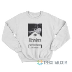 Lana Del Rey Ultraviolence Marlboro Cigarette Sweatshirt