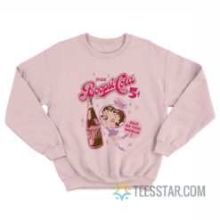 Betty Boop Drink Boopsi Cola Sweatshirt