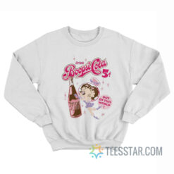 Betty Boop Drink Boopsi Cola Sweatshirt