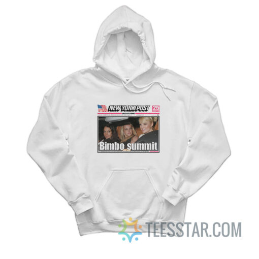 Bimbo Summit Britney Lindsay Paris New York Post Hoodie