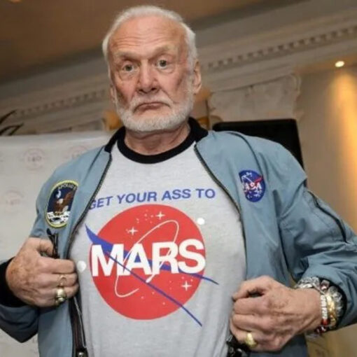 Buzz Aldrin Get Your Ass To Mars T-Shirt