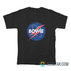 David Bowie Nasa Logo Parody T-Shirt