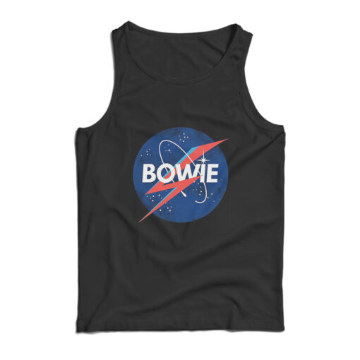 David Bowie Nasa Logo Parody Tank Top