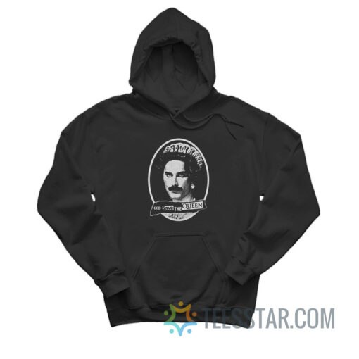 Freddie Mercury God Save The Queen Hoodie