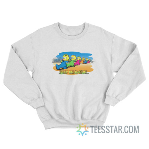 Lisa Simpson Keep On Suckin Sweatshirt