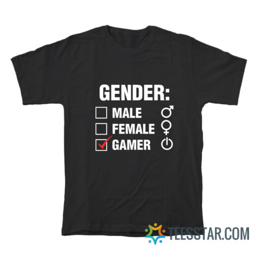 Gender Male Female Gamer T-Shirt