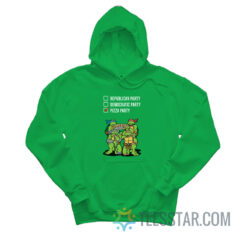 Ninja Turtles Republican Party Democratic Party Pizza Party Hoodie