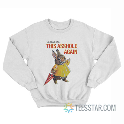 Oh Christ It's This Asshole Again Sweatshirt