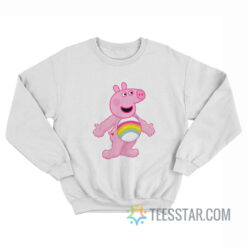 Pink Care Bear Peppa Pig Sweatshirt