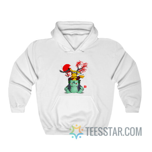 Pokemon Pikachu And Bulbasaur Mashup Naruto Hoodie