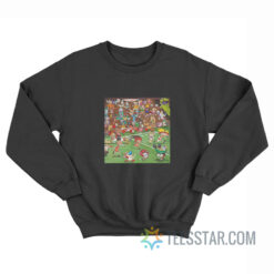 Ren And Stimpy Football Sweatshirt