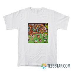 Ren And Stimpy Football T-Shirt