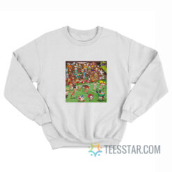 Ren And Stimpy Football Sweatshirt