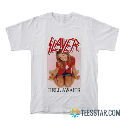 Slayer Hell Awaits Britney Spears T-Shirt