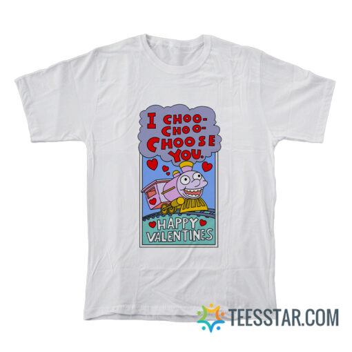 The Simpsons I Choo Choo Choose You Valentine T-Shirt