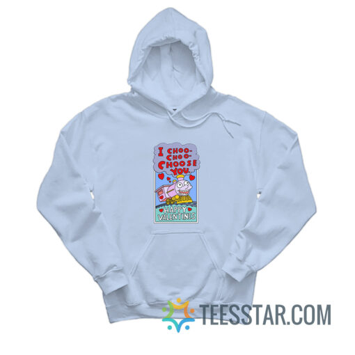 The Simpsons I Choo Choo Choose You Valentine Hoodie