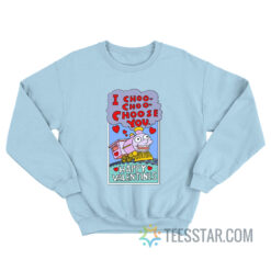 The Simpsons I Choo Choo Choose You Valentine Sweatshirt