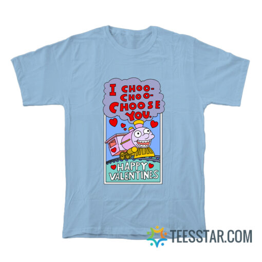 The Simpsons I Choo Choo Choose You Valentine T-Shirt