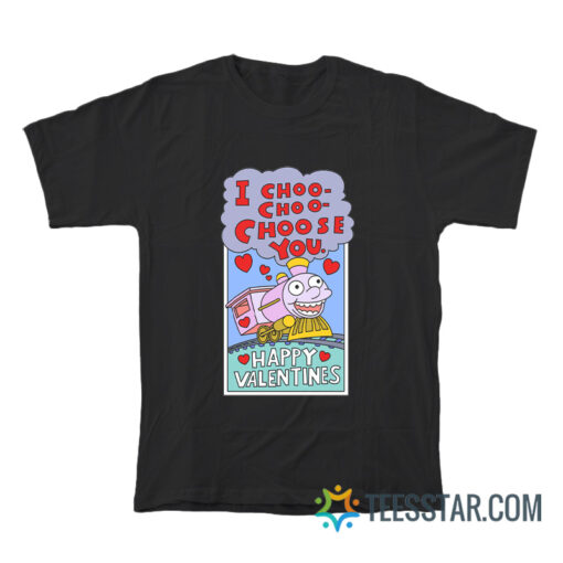 The Simpsons I Choo Choo Choose You Valentine T-Shirt