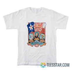 Willie Nelson 1979 4th Of July Picnic T-Shirt