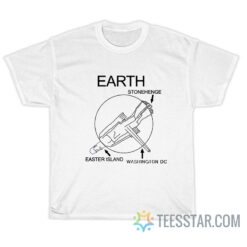 Earth Stonehenge Easter Island Washington DC T-Shirt