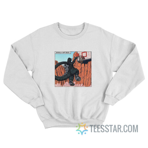 Godzilla Playing Basketball Sweatshirt