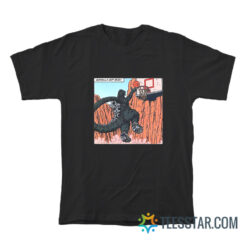 Godzilla Playing Basketball T-Shirt