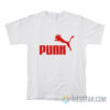 Punk Puma Logo Parody T-Shirt