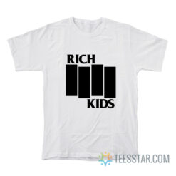 Rich Kids Black Flag Parody T-Shirt